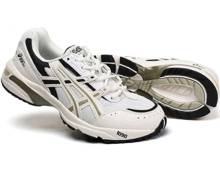 Asics Gel 1090 White Beige Белые с бежевым