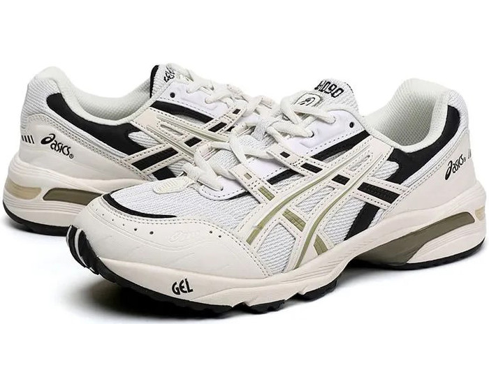 Asics Gel 1090 White Beige Белые с бежевым