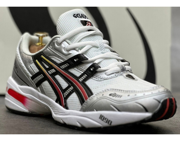 Asics Gel 1090 White Black Silvery Серебристые
