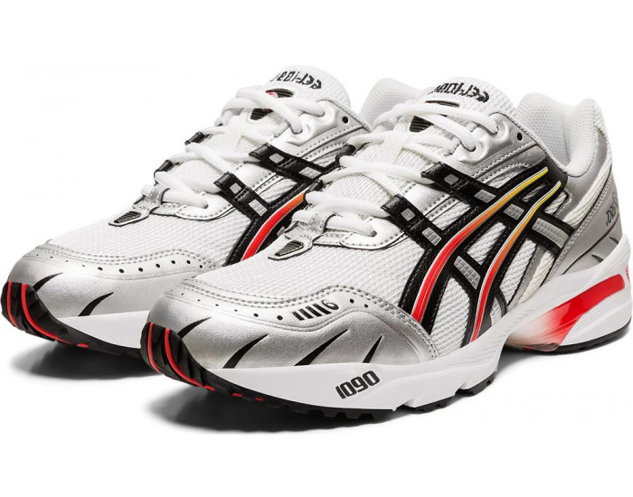 Asics Gel 1090 White Black Silvery Серебристые