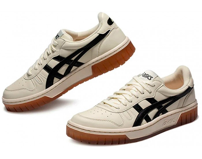 Asics Court MZ Retro White Black белые с черным