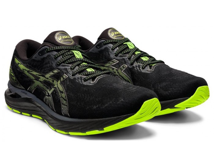 Asics Gel-Cumulus 23 Черные с зеленым