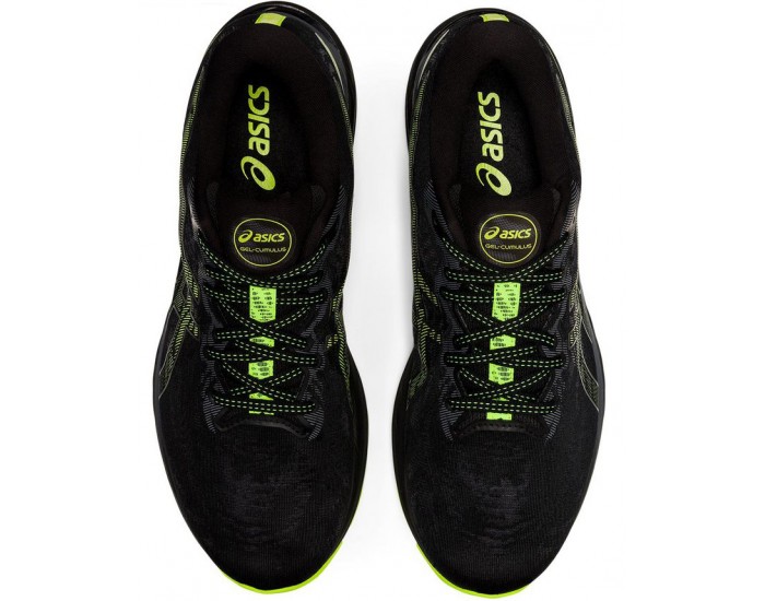 Asics Gel-Cumulus 23 Черные с зеленым