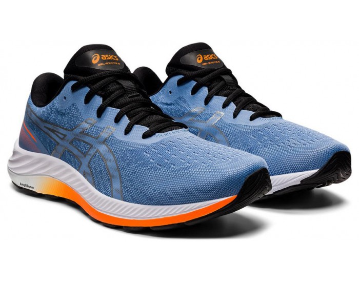 Asics Gel-Excite 9 Голубые с оранжевым
