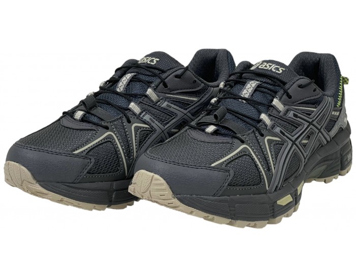 Asics Gel Kahana 8 Black Grey Черные с серым