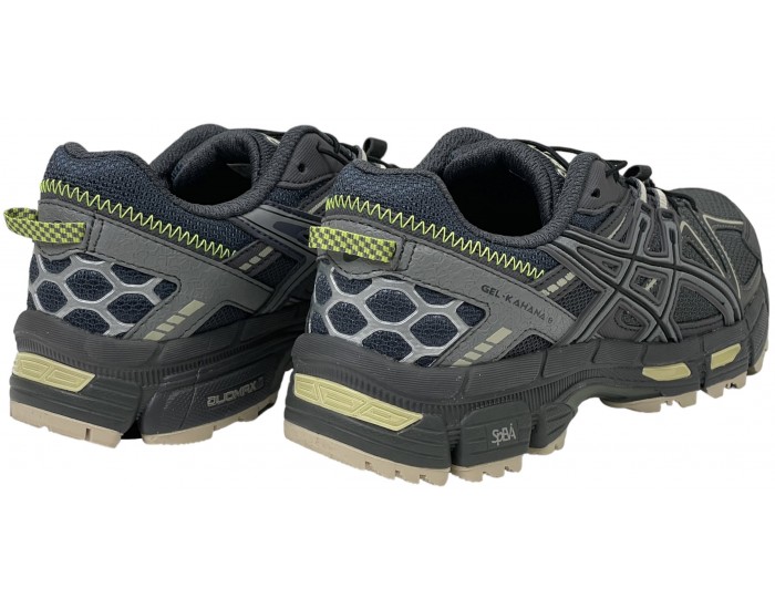 Asics Gel Kahana 8 Black Grey Черные с серым