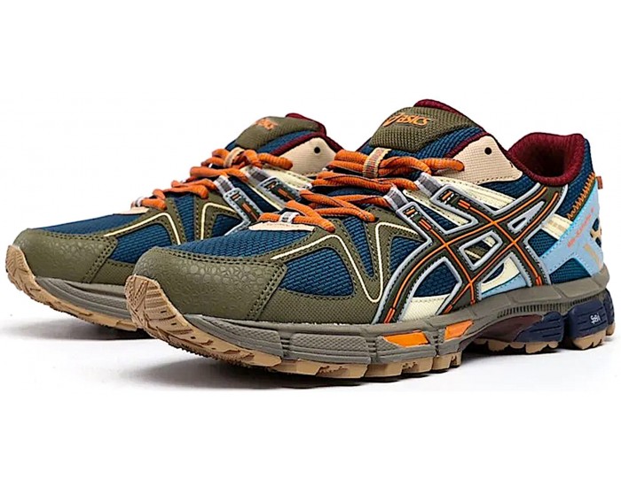 Asics Gel Kahana 8 Brown Blue Синие с коричневым
