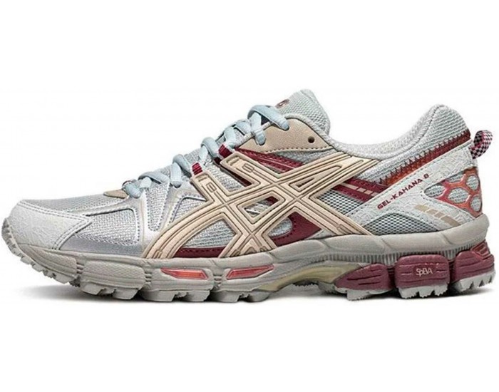 Asics Gel Kahana 8 Grey Bordo Серые с бордовым