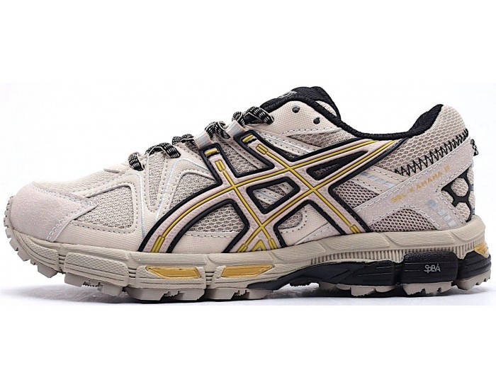 Asics Gel Kahana 8 Grey Gold Серые с желтым
