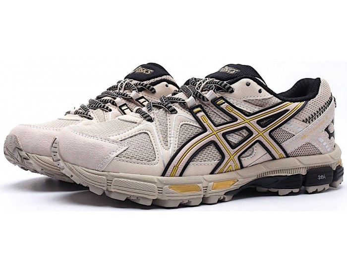 Asics Gel Kahana 8 Grey Gold Серые с желтым