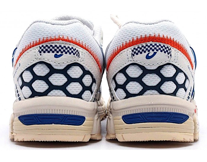 Asics Gel Kahana 8 White Blue Red Белые с синим