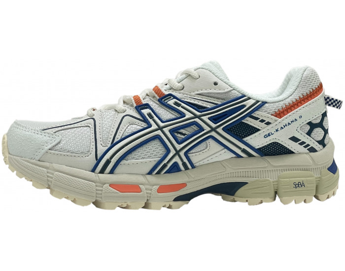 Asics Gel Kahana 8 White Orange Blue