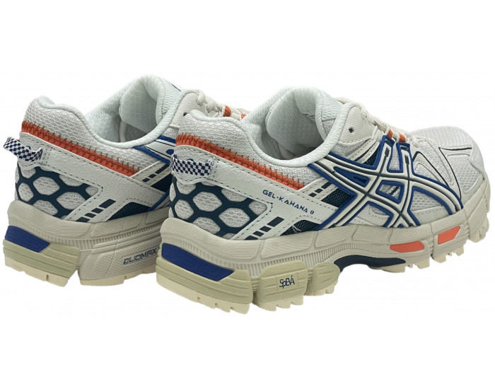 Asics Gel Kahana 8 White Orange Blue