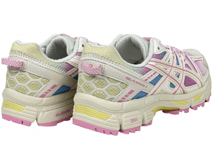 Asics Gel Kahana 8 White Pink белые с розовым