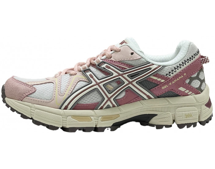 Asics Gel Kahana 8 White Pink Grey