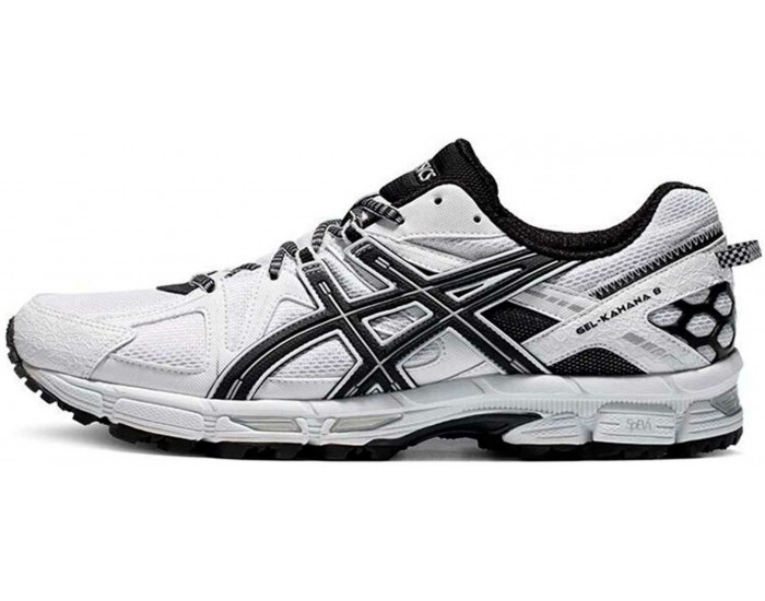 Asics Gel Kahana 8 White Black Белые с черным