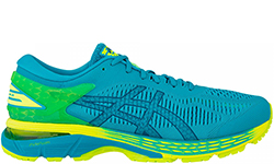 Asics Gel-Kayano 25 Голубые с желтым