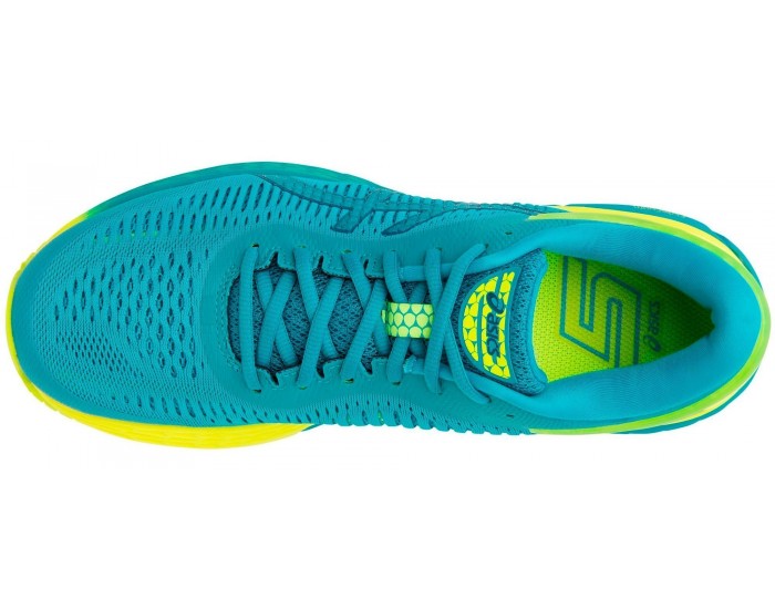 Asics Gel-Kayano 25 Голубые с желтым