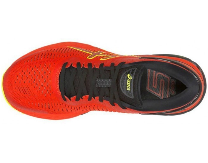 Asics Gel-Kayano 25 Красные с желтым