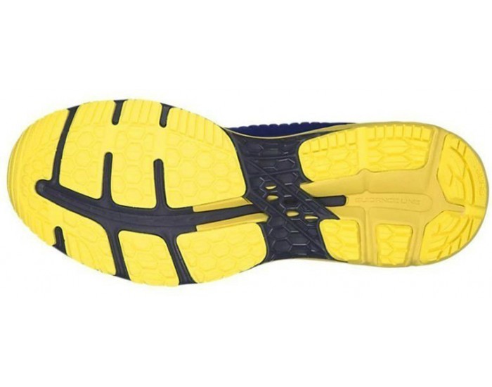 Asics Gel-Kayano 25 Синие с желтым