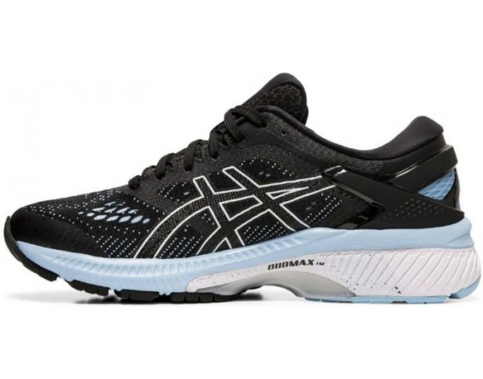 Asics Gel Kayano 26 Черные с голубым