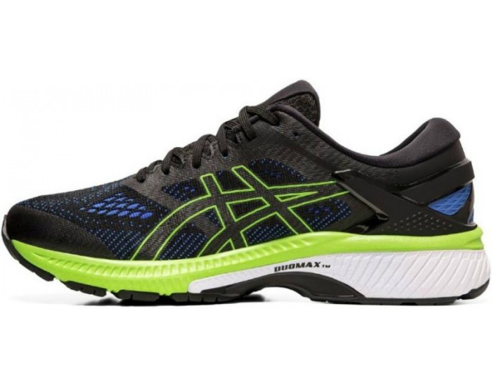 Asics Gel Kayano 26 Черные с зеленым