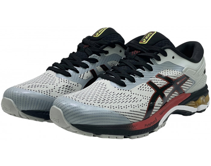 Asics Gel Kayano 26 Grey Bordo Black