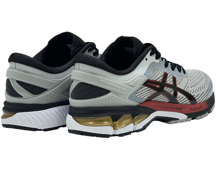 Asics Gel Kayano 26 Grey Bordo Black