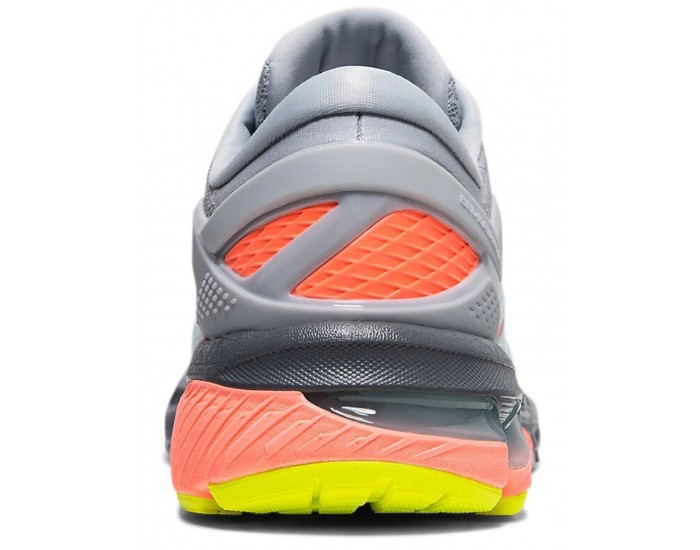 Asics Gel-Kayano 26 Lite Show Серые с оранжевым