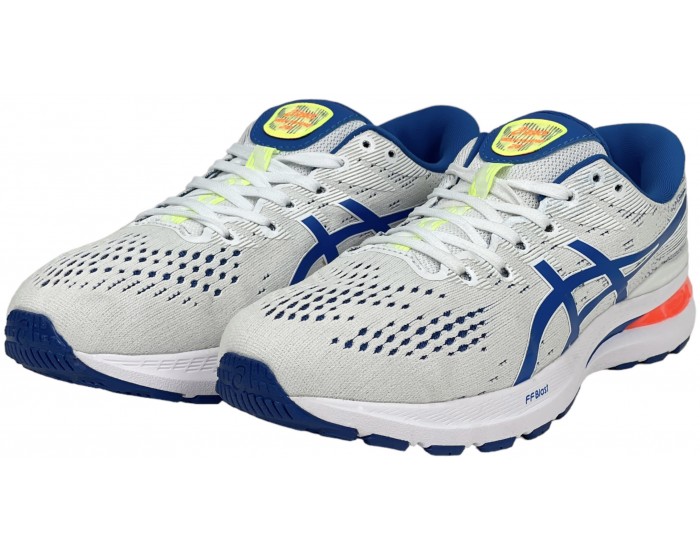 Asics Gel Kayano 28 White Blue Red
