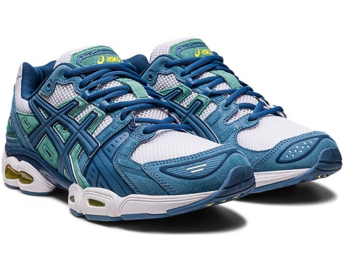 Asics Gel Nimbus 9 White Blue Grey Floss