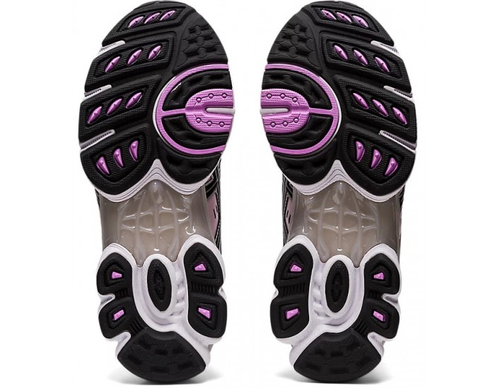 Asics Gel Nimbus 9 White Black Серебристые с черным