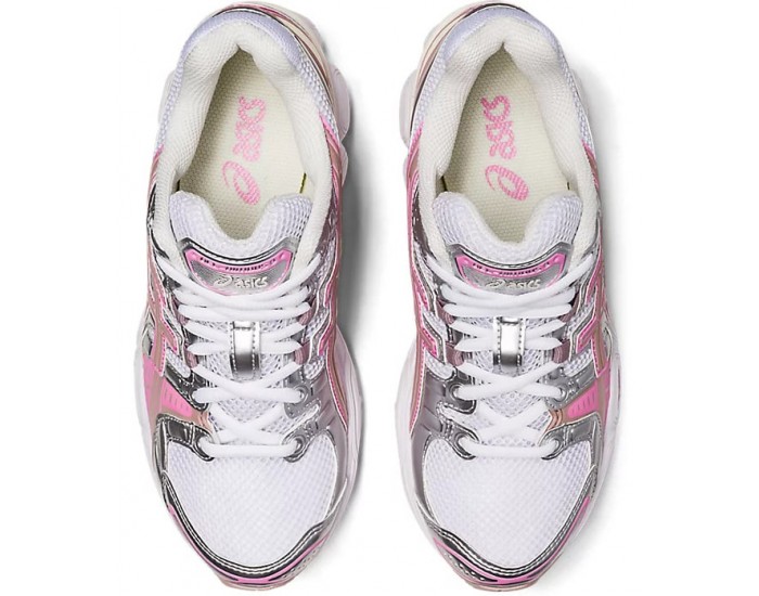 Asics Gel Nimbus 9 White Pure Silver Серебристые с розовым