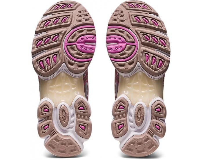 Asics Gel Nimbus 9 White Pure Silver Серебристые с розовым