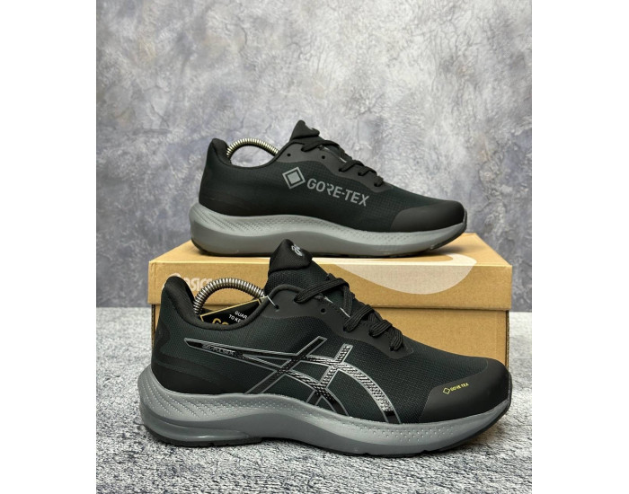 Asics Gel Pulse 14 Gore-Tex Black Grey Утепленные
