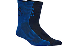 Носки высокие Asics 2 PPK Katakana Sock синие и черные 2 пары
